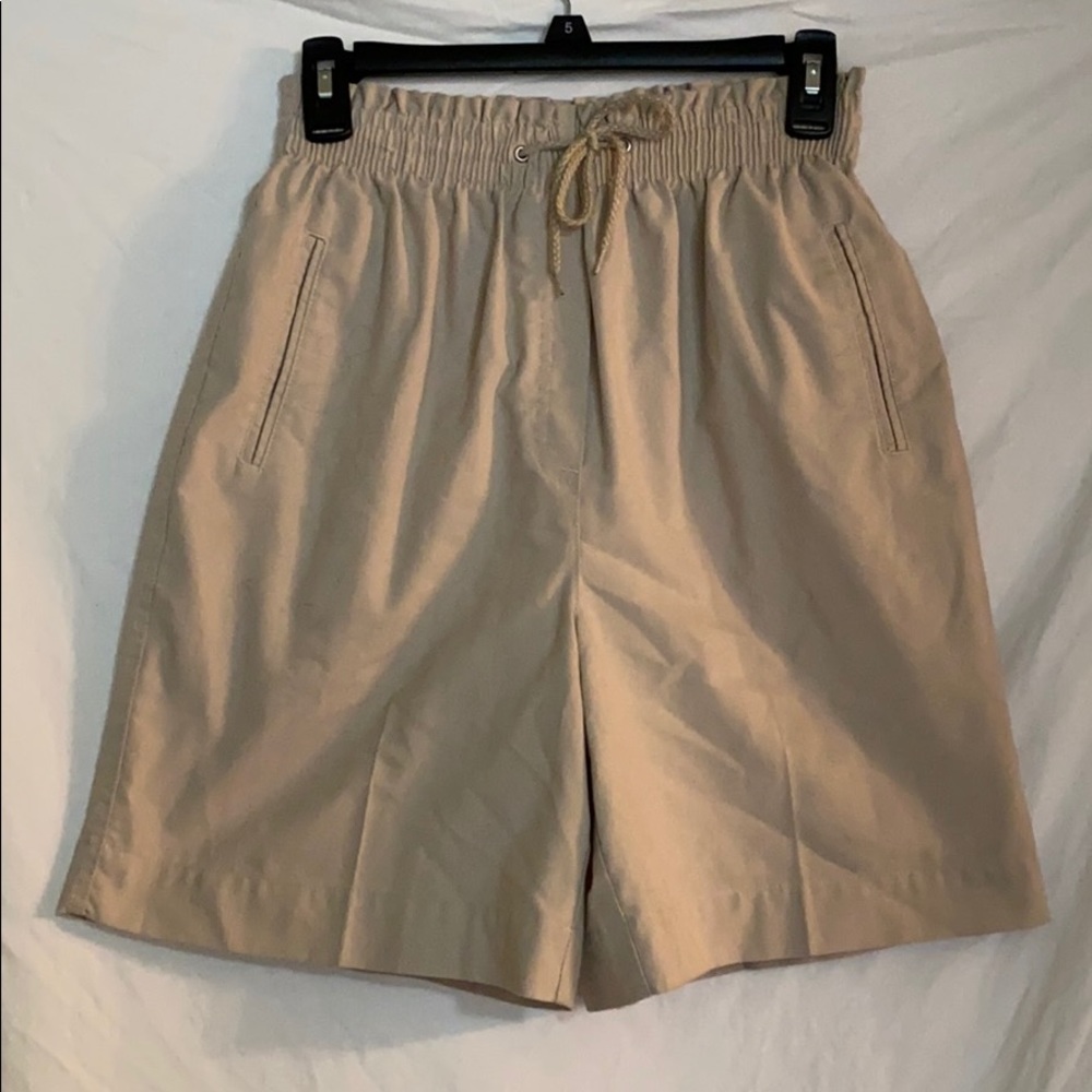 Vintage Drawstring Khaki shorts